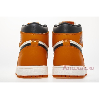 Air Jordan 1 Retro High OG Shattered Backboard Away 555088-113 Sail/Black-Starfish Mens Womens Shoes