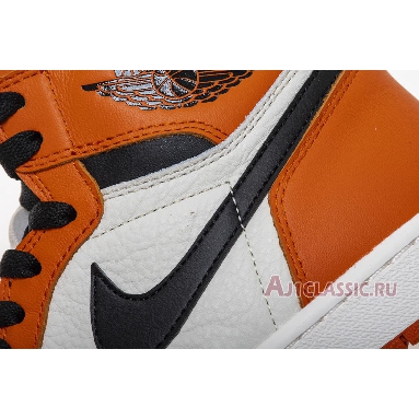 Air Jordan 1 Retro High OG Shattered Backboard Away 555088-113 Sail/Black-Starfish Mens Womens Shoes