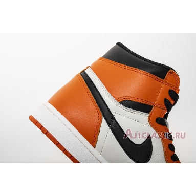 Air Jordan 1 Retro High OG Shattered Backboard Away 555088-113 Sail/Black-Starfish Mens Womens Shoes