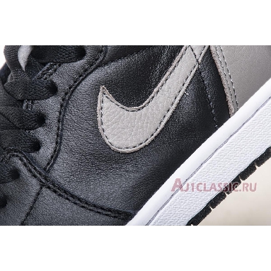 Air Jordan 1 Retro High OG Shadow 2018 555088-013 Black/White-Medium Grey Mens Womens Shoes