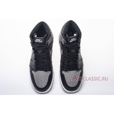 Air Jordan 1 Retro High OG Shadow 2018 555088-013 Black/White-Medium Grey Mens Womens Shoes