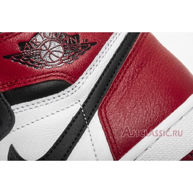 Air Jordan 1 Retro High OG Black Toe 2016 555088-125 Black/White-Varsity Red Mens Womens Shoes