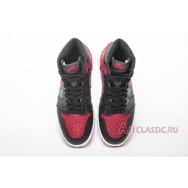 Air Jordan 1 Retro High OG Banned 2016 555088-001 Black/Varsity Red-White Mens Womens Shoes