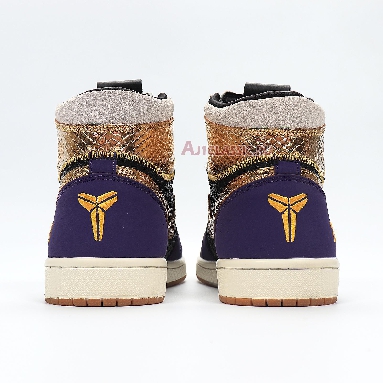 Union x Air Jordan 1 High Kobe Mamba 555088-171 Purple/Gold/Black/Grey Mens Womens Shoes