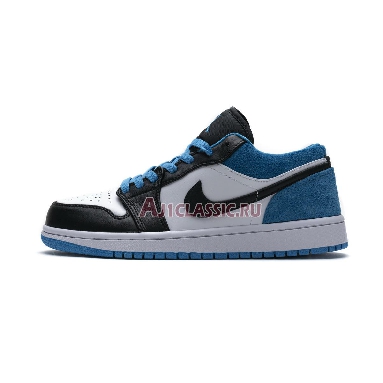 Air Jordan 1 Low Laser Blue CK3022-004 Black/Black-Laser Blue-White Sneakers