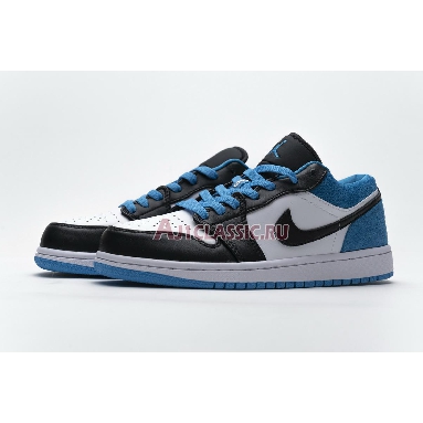 Air Jordan 1 Low Laser Blue CK3022-004 Black/Black-Laser Blue-White Sneakers