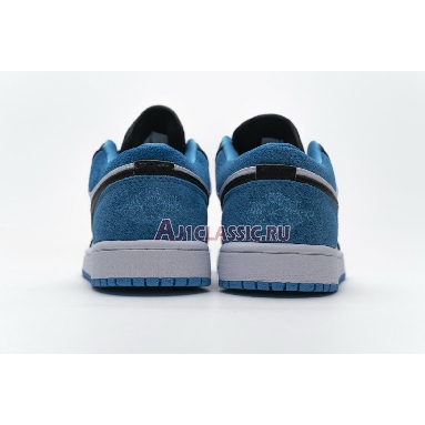 Air Jordan 1 Low Laser Blue CK3022-004 Black/Black-Laser Blue-White Sneakers