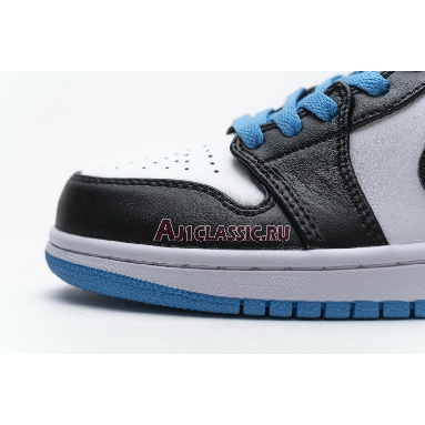 Air Jordan 1 Low Laser Blue CK3022-004 Black/Black-Laser Blue-White Mens Womens Shoes