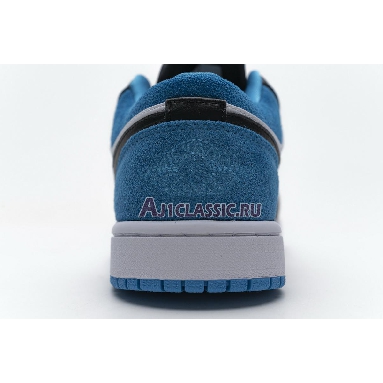 Air Jordan 1 Low Laser Blue CK3022-004 Black/Black-Laser Blue-White Sneakers