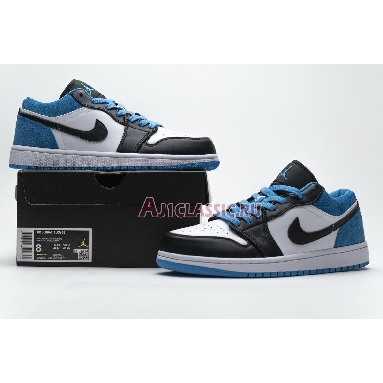 Air Jordan 1 Low Laser Blue CK3022-004 Black/Black-Laser Blue-White Sneakers