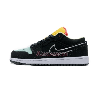 Air Jordan 1 Low SE Aurora Green CK3022-013 Black/Aurora Green/Laser Orange Sneakers