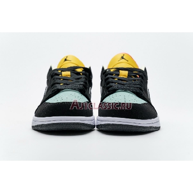 Air Jordan 1 Low SE Aurora Green CK3022-013 Black/Aurora Green/Laser Orange Sneakers