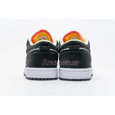 Air Jordan 1 Low SE Aurora Green CK3022-013 Black/Aurora Green/Laser Orange Sneakers