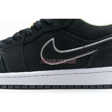 Air Jordan 1 Low SE Aurora Green CK3022-013 Black/Aurora Green/Laser Orange Mens Womens Shoes