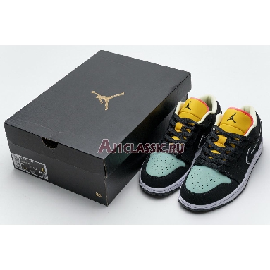 Air Jordan 1 Low SE Aurora Green CK3022-013 Black/Aurora Green/Laser Orange Sneakers