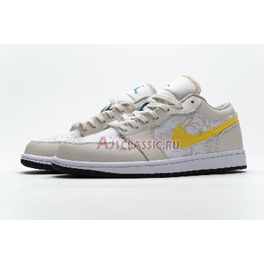 Air Jordan 1 Low Orewood Brown CK3022-107 Light Orewood Brown/Amarillo-White-Laser Blue Sneakers