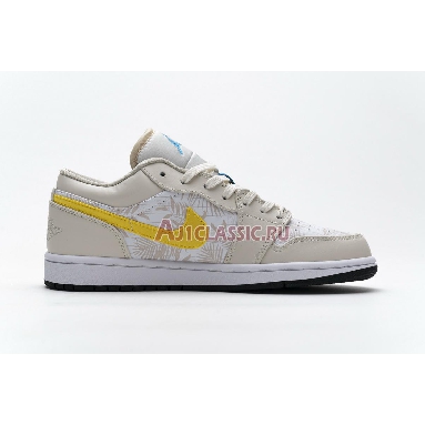 Air Jordan 1 Low Orewood Brown CK3022-107 Light Orewood Brown/Amarillo-White-Laser Blue Sneakers