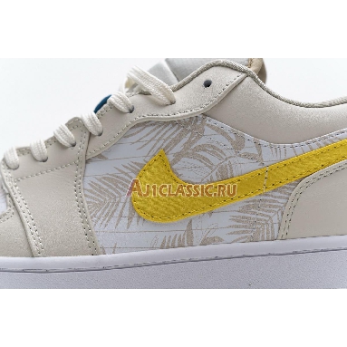 Air Jordan 1 Low Orewood Brown CK3022-107 Light Orewood Brown/Amarillo-White-Laser Blue Sneakers