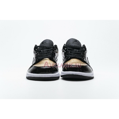 Air Jordan 1 Low Gold Toe CQ9447-700 Metallic Gold/White-Black Mens Womens Shoes