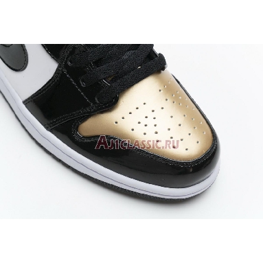 Air Jordan 1 Low Gold Toe CQ9447-700 Metallic Gold/White-Black Sneakers