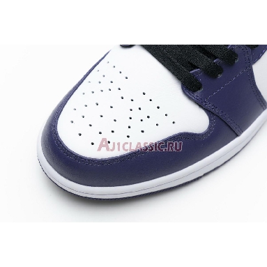 Air Jordan 1 Low Court Purple 553558-500 White/Court Purple/Black Sneakers