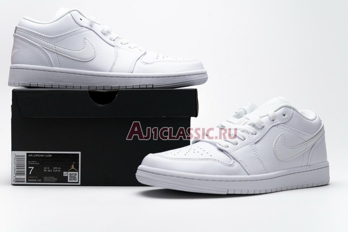 Air Jordan 1 Retro Low "White" 553558-120