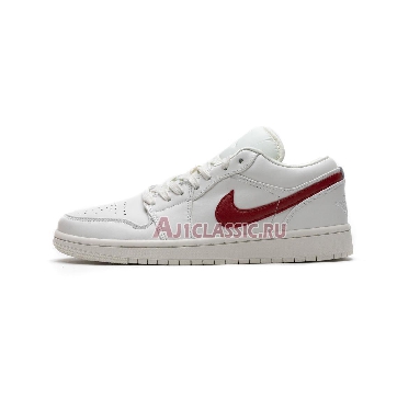 Air Jordan 1 Retro Low White Red AQ9941-161 Milk/White/Red Mens Womens Shoes