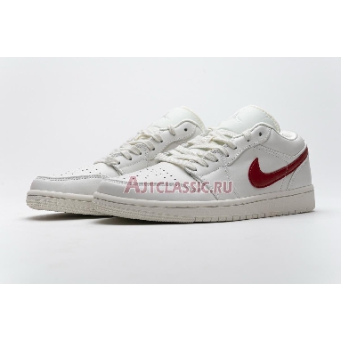 Air Jordan 1 Retro Low White Red AQ9941-161 Milk/White/Red Mens Womens Shoes