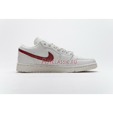 Air Jordan 1 Retro Low White Red AQ9941-161 Milk/White/Red Mens Womens Shoes