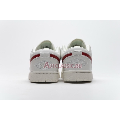 Air Jordan 1 Retro Low White Red AQ9941-161 Milk/White/Red Mens Womens Shoes