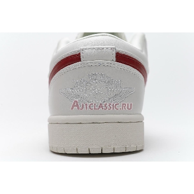 Air Jordan 1 Retro Low White Red AQ9941-161 Milk/White/Red Mens Womens Shoes