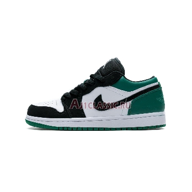 Air Jordan 1 Retro Low Mystic Green 553558-113 White/Black-Mystic Green Sneakers