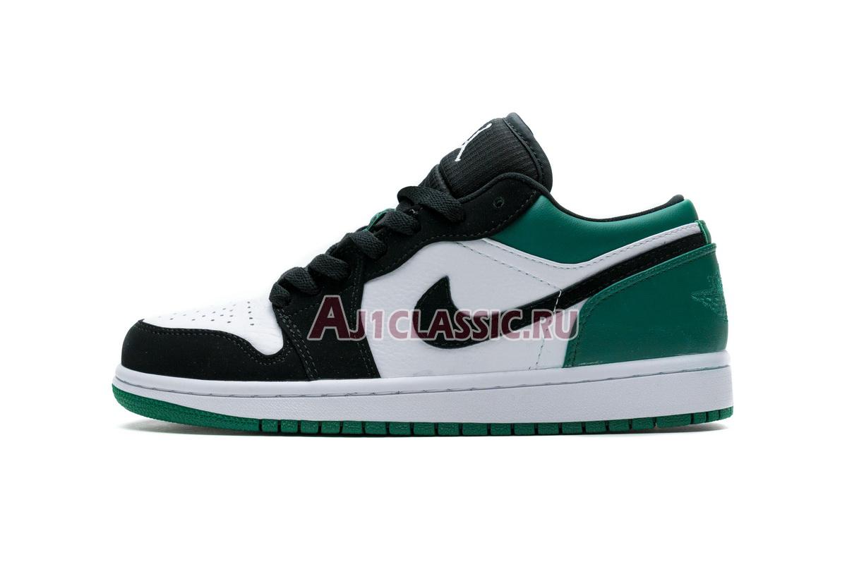 New Air Jordan 1 Retro Low "Mystic Green" 553558-113 Shoes