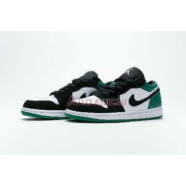 Air Jordan 1 Retro Low Mystic Green 553558-113 White/Black-Mystic Green Sneakers