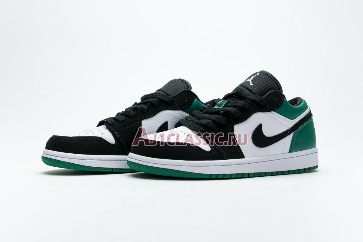 New Air Jordan 1 Retro Low "Mystic Green" 553558-113 Shoes