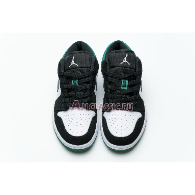 Air Jordan 1 Retro Low Mystic Green 553558-113 White/Black-Mystic Green Sneakers