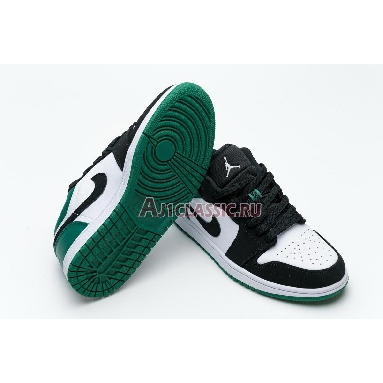 Air Jordan 1 Retro Low Mystic Green 553558-113 White/Black-Mystic Green Sneakers