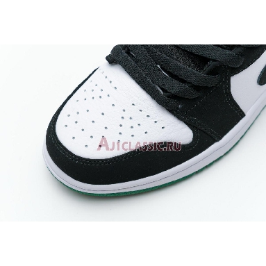 Air Jordan 1 Retro Low Mystic Green 553558-113 White/Black-Mystic Green Mens Womens Shoes