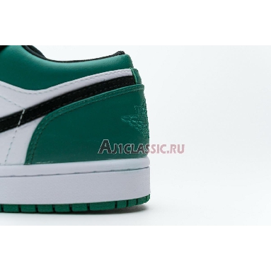 Air Jordan 1 Retro Low Mystic Green 553558-113 White/Black-Mystic Green Sneakers