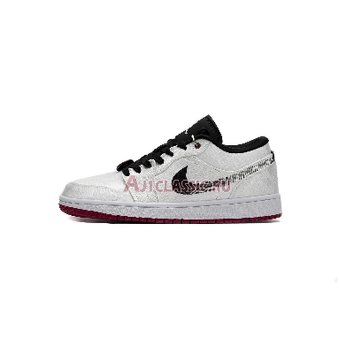 CLOT x Air Jordan 1 Low Fearless CU2804-100_LOW White/Black/White/University Red Sneakers