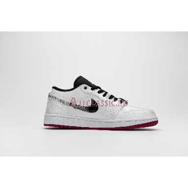 CLOT x Air Jordan 1 Low Fearless CU2804-100_LOW White/Black/White/University Red Sneakers