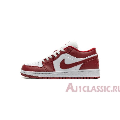 Air Jordan 1 Low Gym Red 553558-611 Gym Red/White Mens Womens Shoes