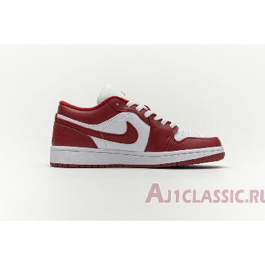 Air Jordan 1 Low Gym Red 553558-611 Gym Red/White Mens Womens Shoes