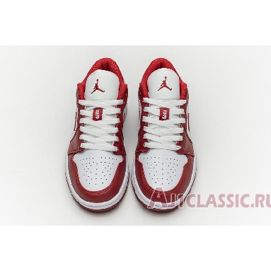 Air Jordan 1 Low Gym Red 553558-611 Gym Red/White Mens Womens Shoes