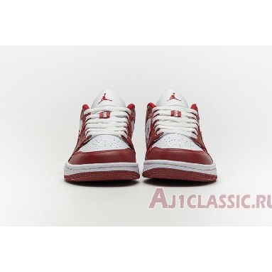 Air Jordan 1 Low Gym Red 553558-611 Gym Red/White Mens Womens Shoes