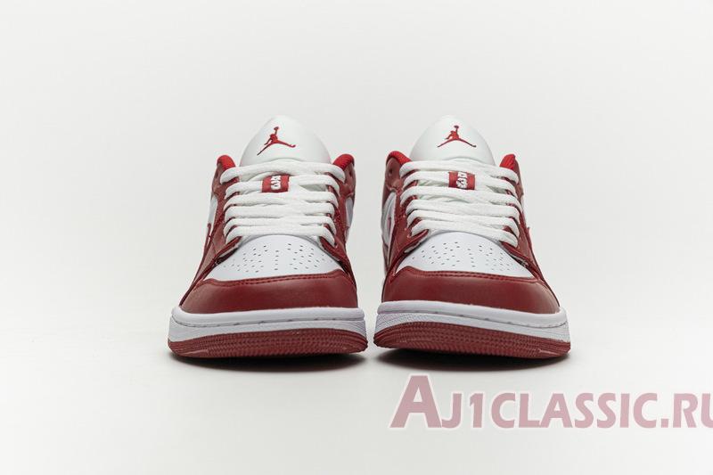 New Air Jordan 1 Low "Gym Red" 553558-611 Shoes