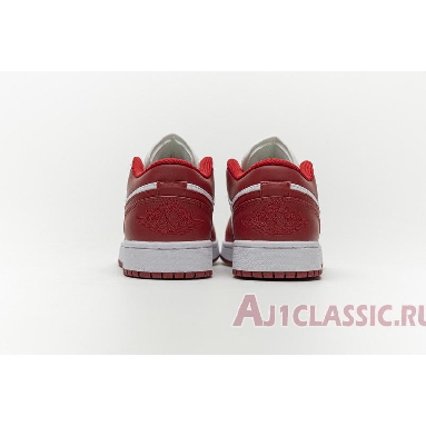 Air Jordan 1 Low Gym Red 553558-611 Gym Red/White Mens Womens Shoes