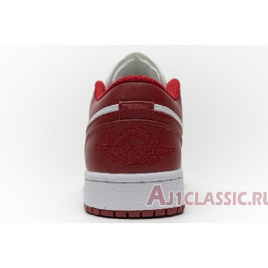 Air Jordan 1 Low Gym Red 553558-611 Gym Red/White Mens Womens Shoes