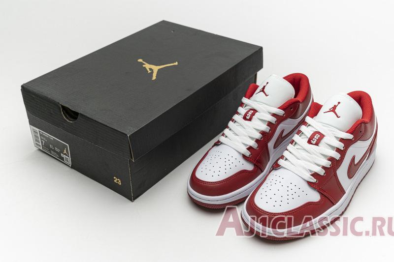 New Air Jordan 1 Low "Gym Red" 553558-611 Shoes