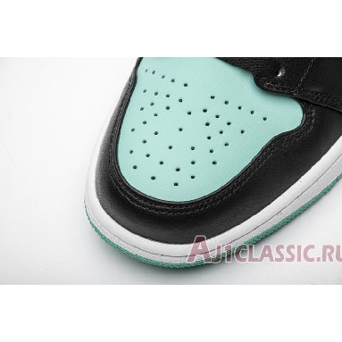 Air Jordan 1 Low Emerald Rise 553558-117 White/Emerald Rise-Black Sneakers